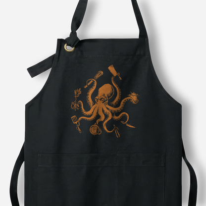 Signature Orange Octo-chef Apron