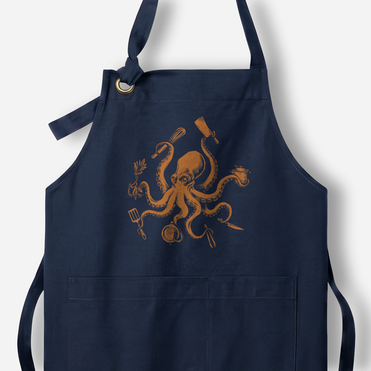 Signature Orange Octo-chef Apron