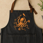 Octo-Chef Orange Apron