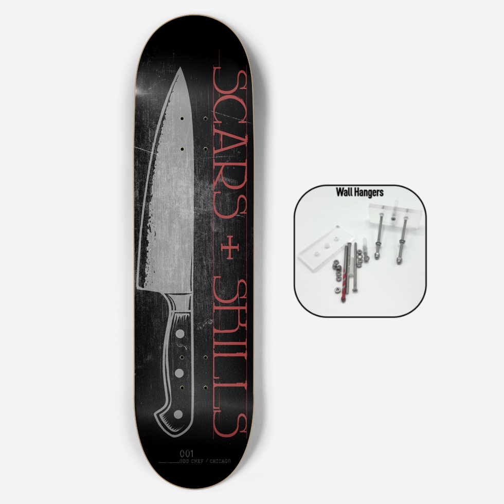 Scars + Skills Skateboard Deck