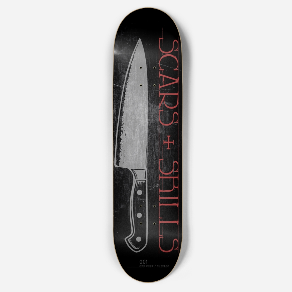 Scars + Skills Skateboard Deck