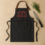 Scars & Skills Red Apron