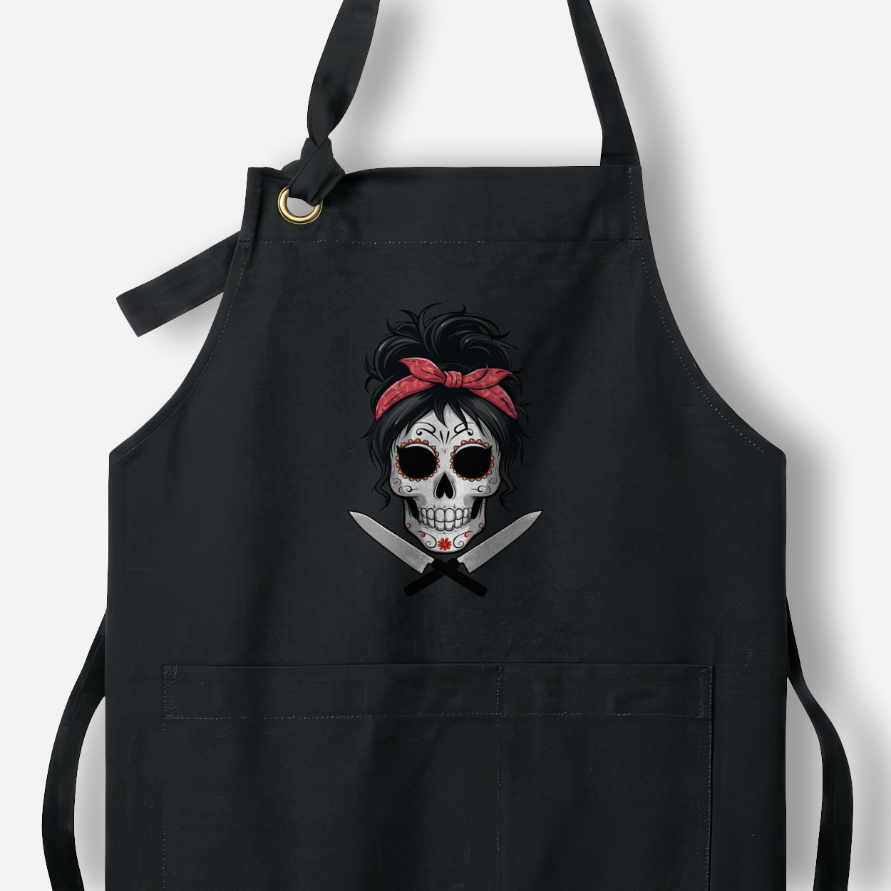Signature Sugar Skull Chef Apron