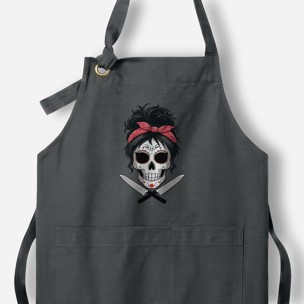 Signature Sugar Skull Chef Apron