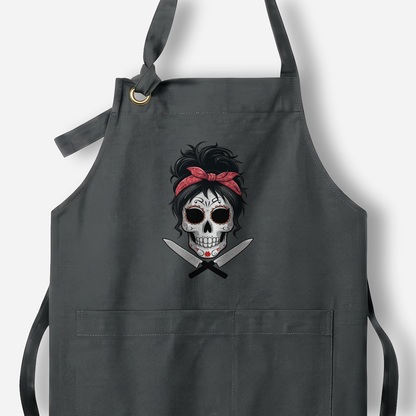 Signature Sugar Skull Chef Apron