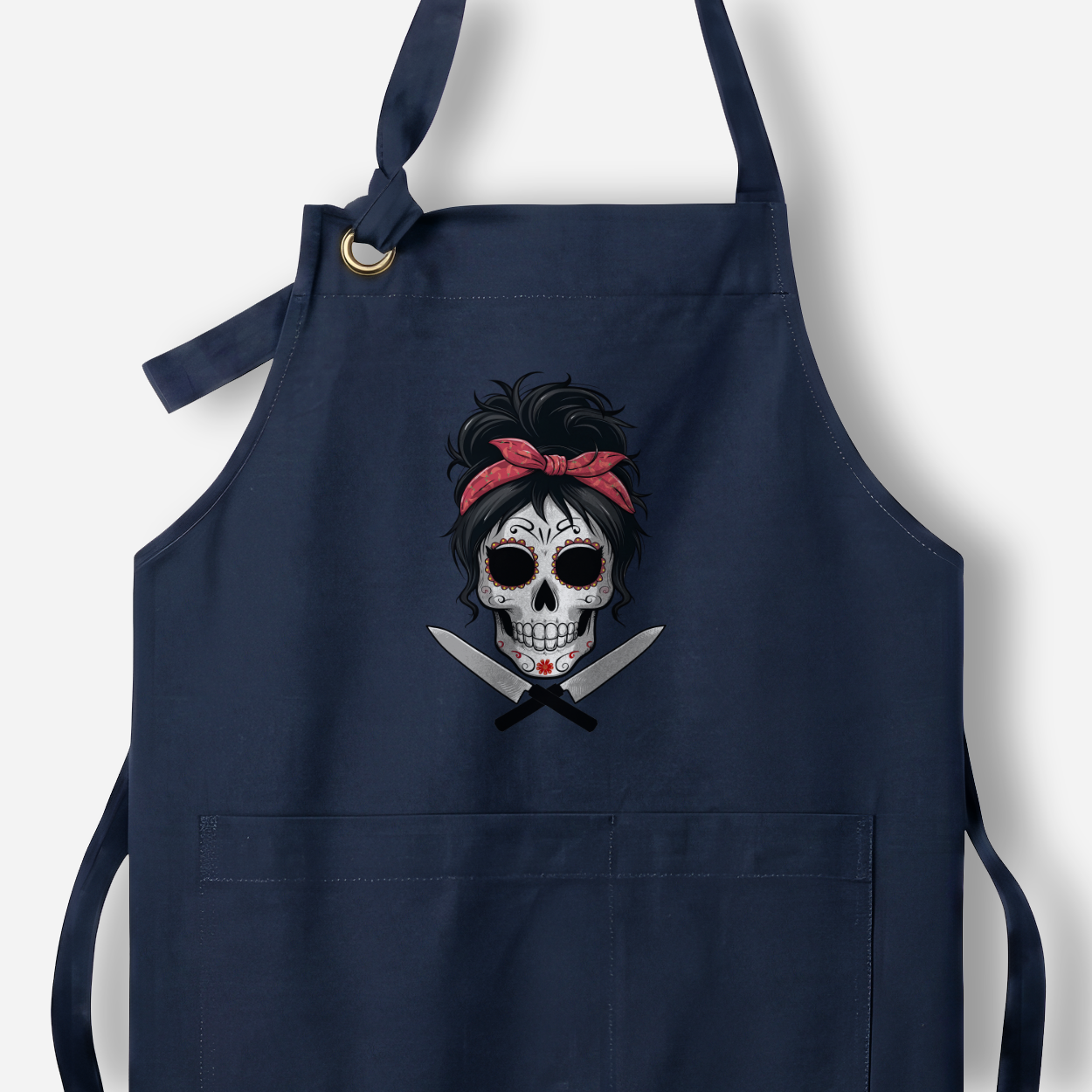 Signature Sugar Skull Chef Apron