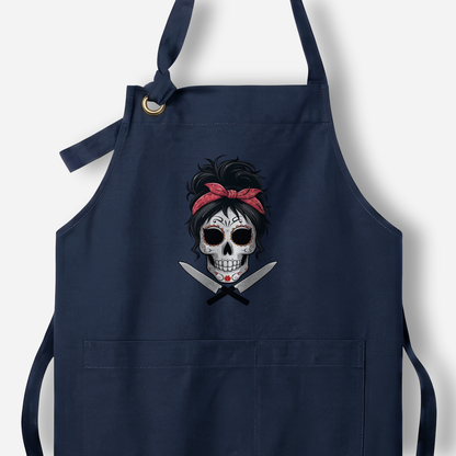 Signature Sugar Skull Chef Apron