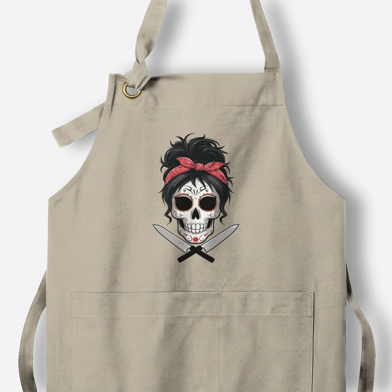 Signature Sugar Skull Chef Apron