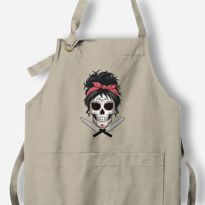 Signature Sugar Skull Chef Apron