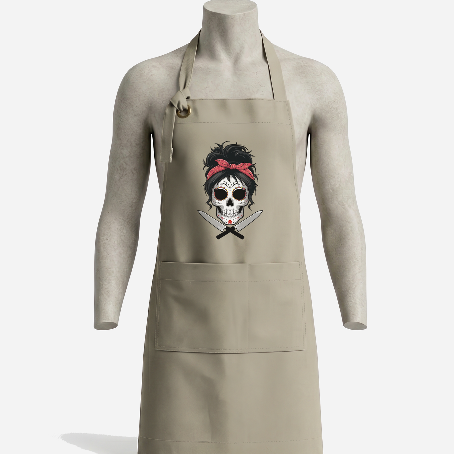 Signature Sugar Skull Chef Apron