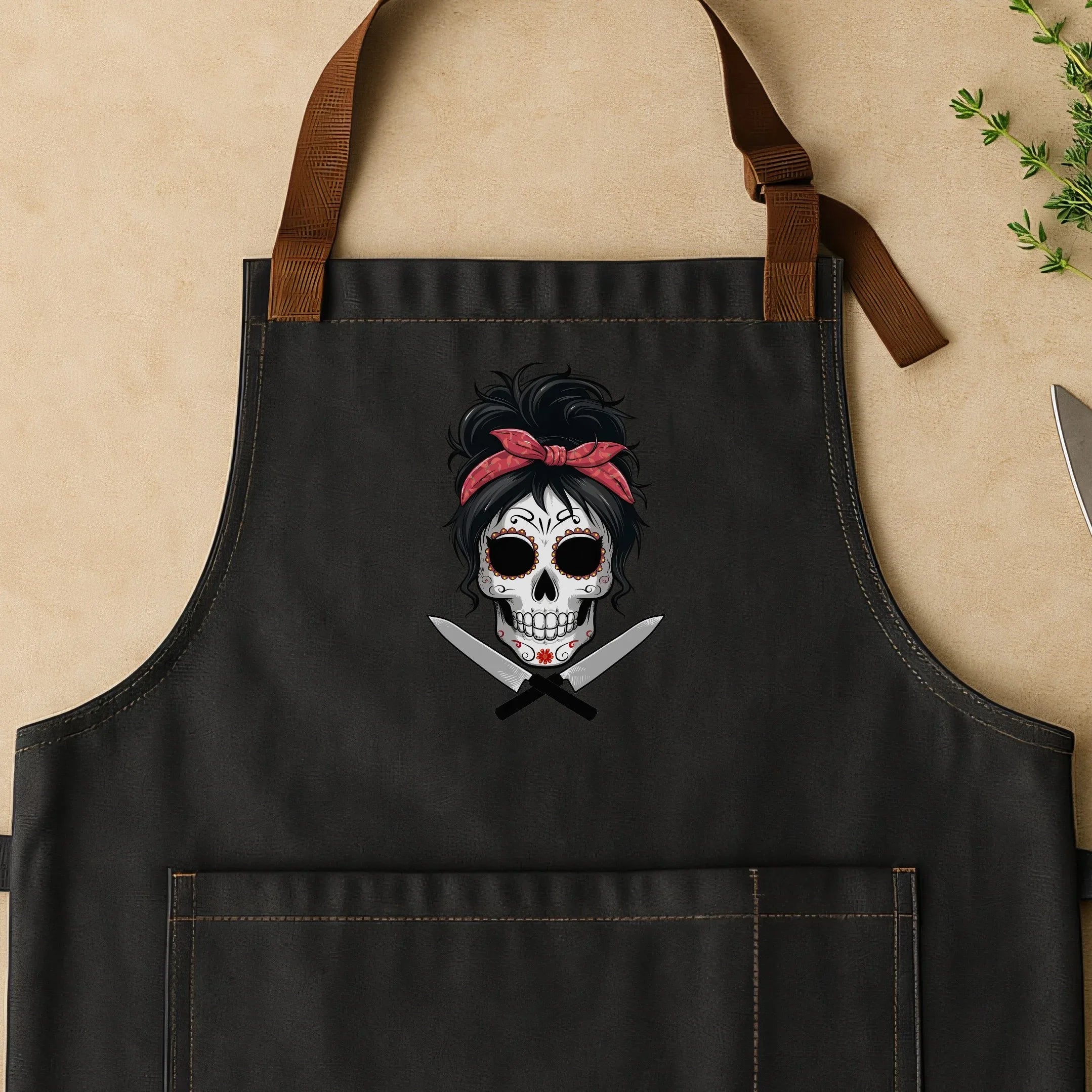 Sugar Skull Chef Apron - Odd Chef