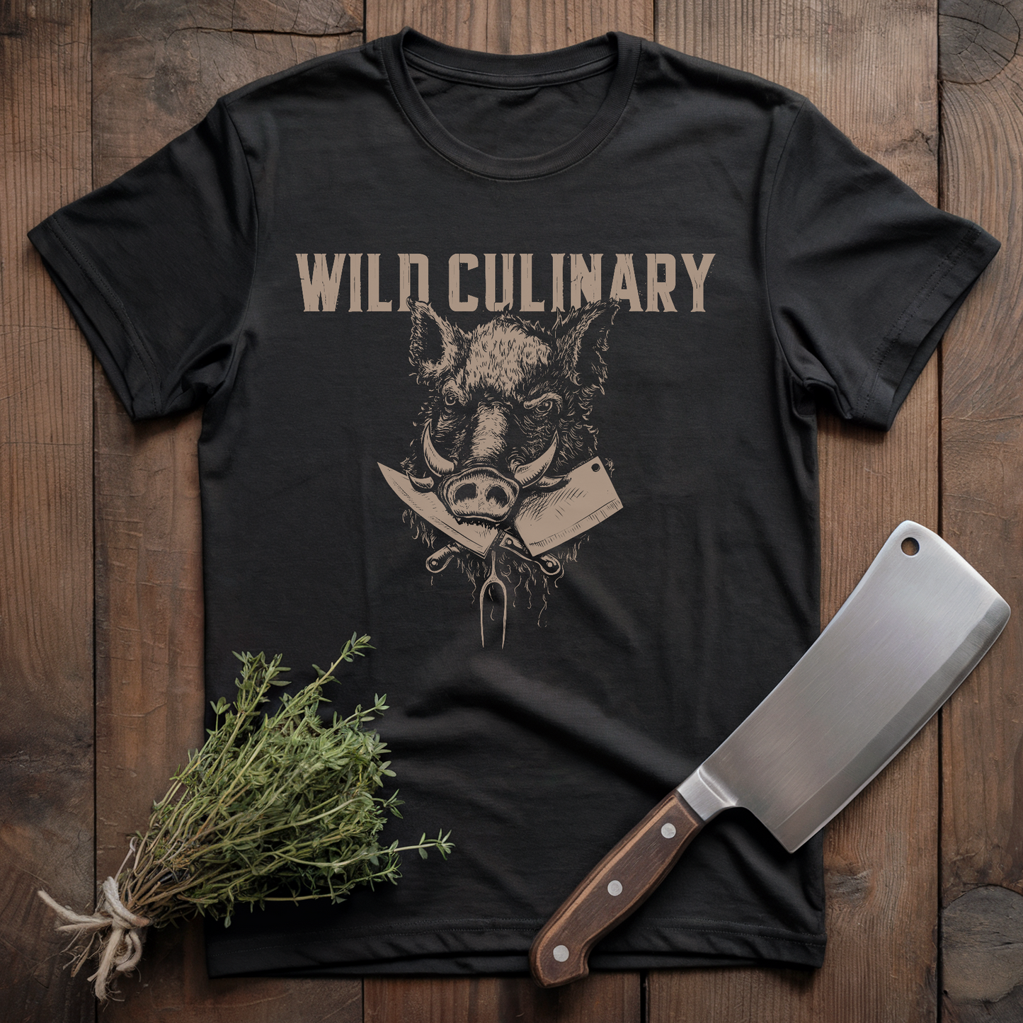 Wild Culinary Boar Unisex Tee