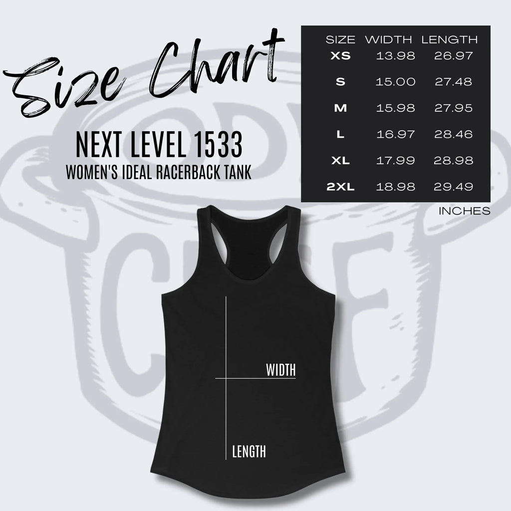 Flour Dusted & Feral Women’s Fitted Racerback Tank Top