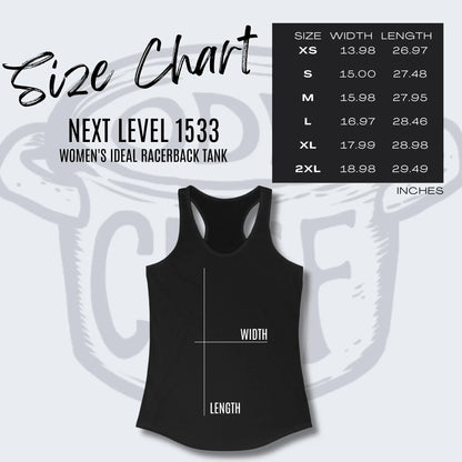 Yes Chef Women’s Fitted Racerback Tank Top