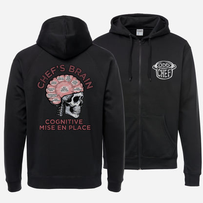 Chef's Brain Unisex heavy blend zip hoodie