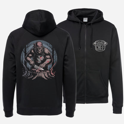 Bigfoot Chef Unisex heavy blend zip hoodie