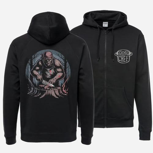 Bigfoot Chef Unisex heavy blend zip hoodie - Odd Chef