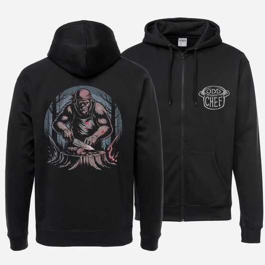 Bigfoot Chef Unisex heavy blend zip hoodie