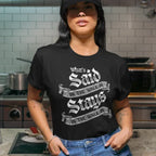What's Said In The Walk-In Medieval Unisex Tee - Odd Chef
