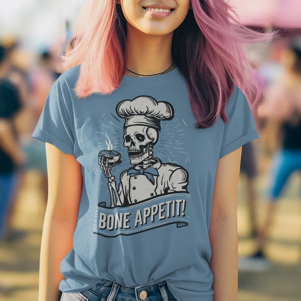 Bone Appetit Skeleton Chef Unisex Tee - Odd Chef