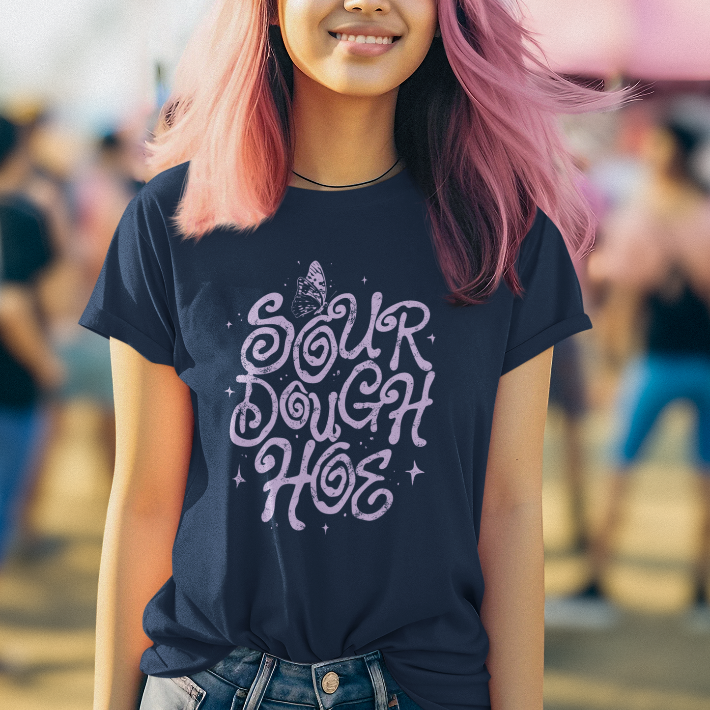 Sourdough Hoe Butterfly Unisex Tee