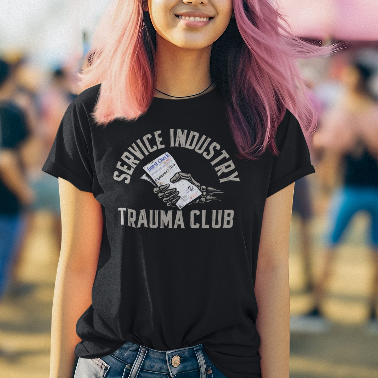 Service Industry Trauma Club Unisex Tee