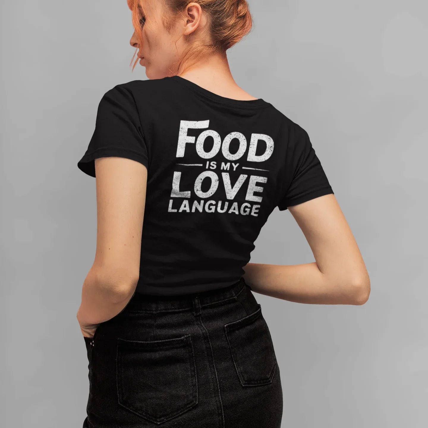 BACK PRINT Food Is My Love Language Unisex Tee - Odd Chef
