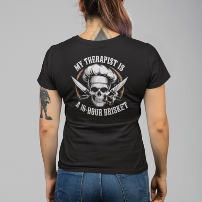 BACK PRINT Brisket Therapy Unisex Tee