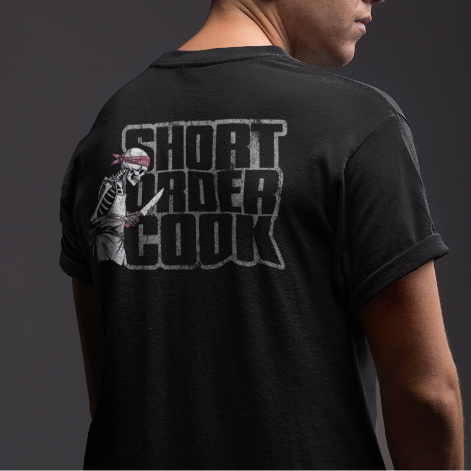 BACK PRINT Short-Order-Cook Official Unisex Tee