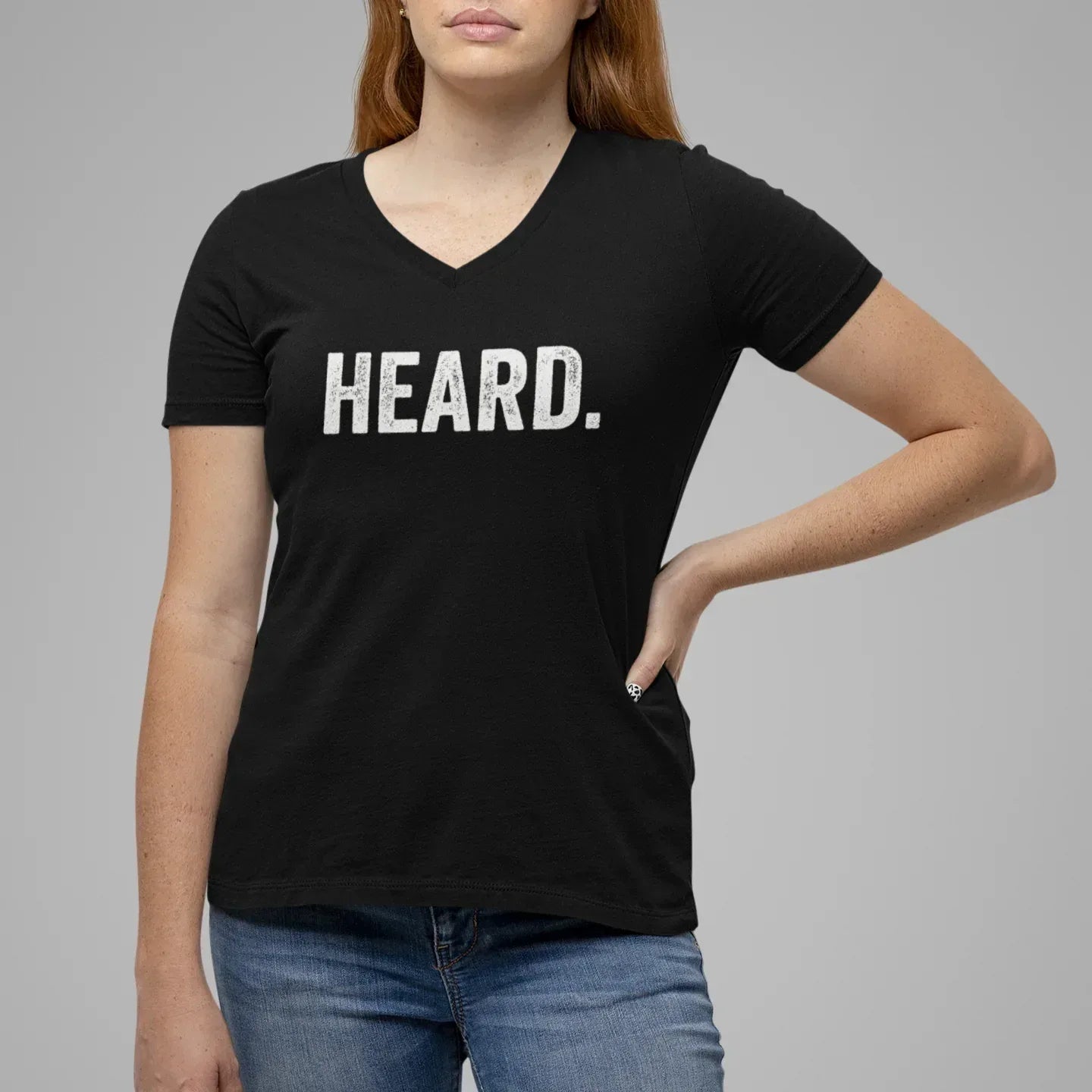 Heard Women’s Relaxed V-neck Tee - Odd Chef