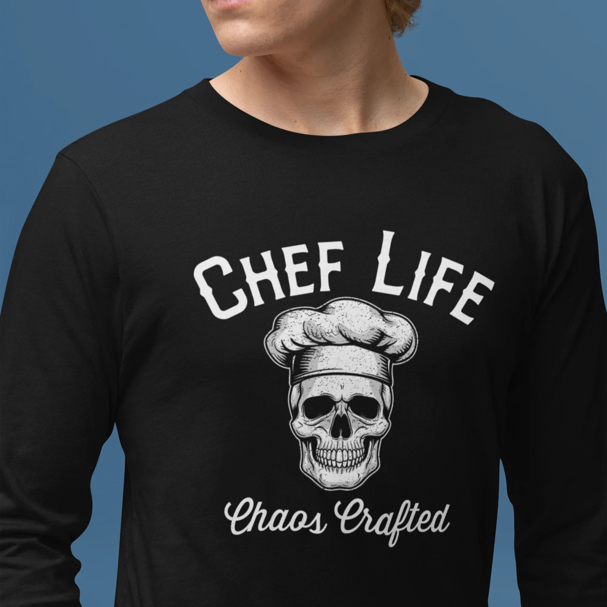 Chef Life Skull Unisex Long Sleeve Tee - Odd Chef