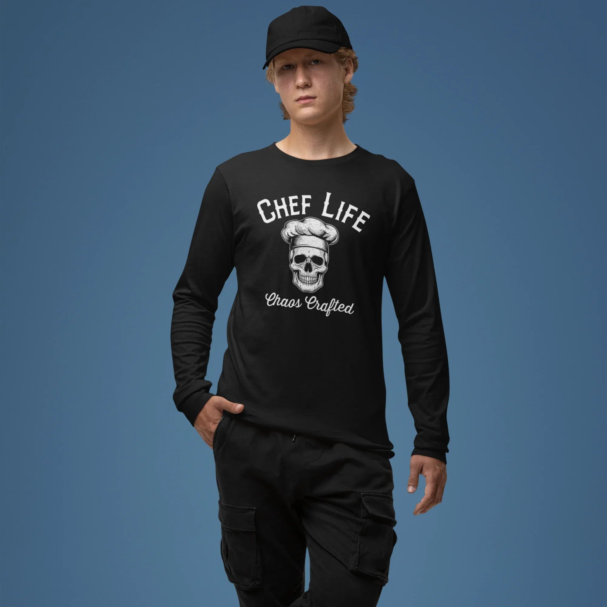 Chef Life Skull Unisex Long Sleeve Tee - Odd Chef