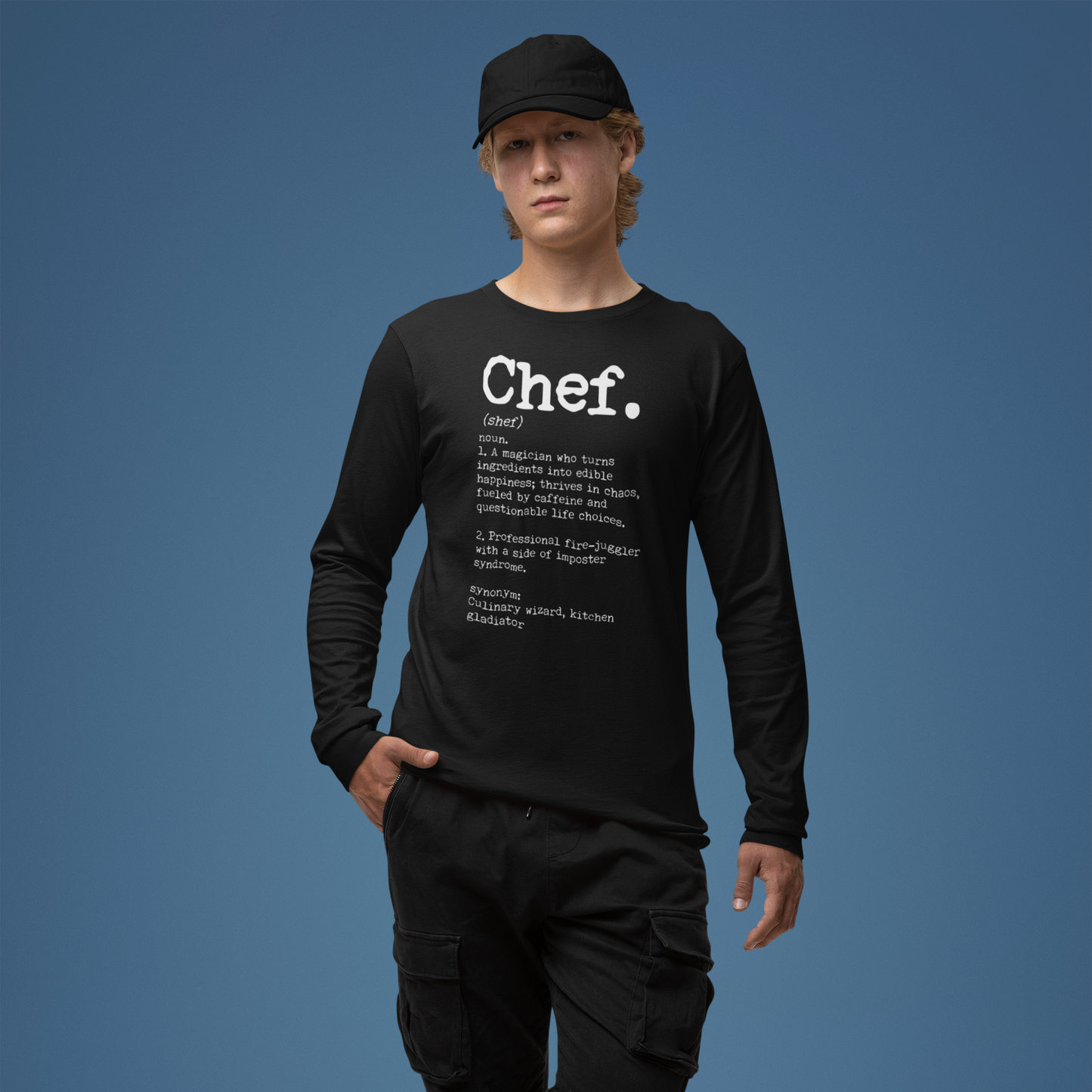 Chef Definition Unisex Long Sleeve Tee