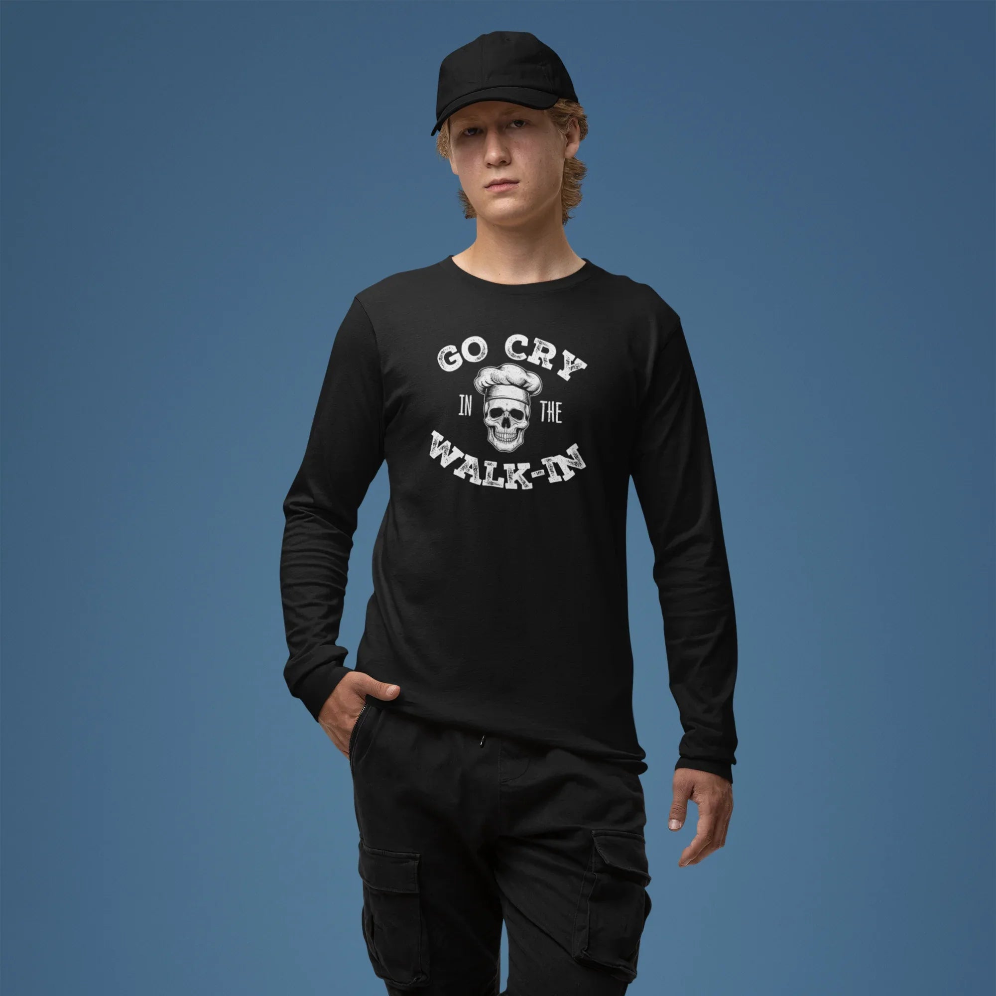 Go Cry in the Walk In Unisex Long Sleeve Tee - Odd Chef