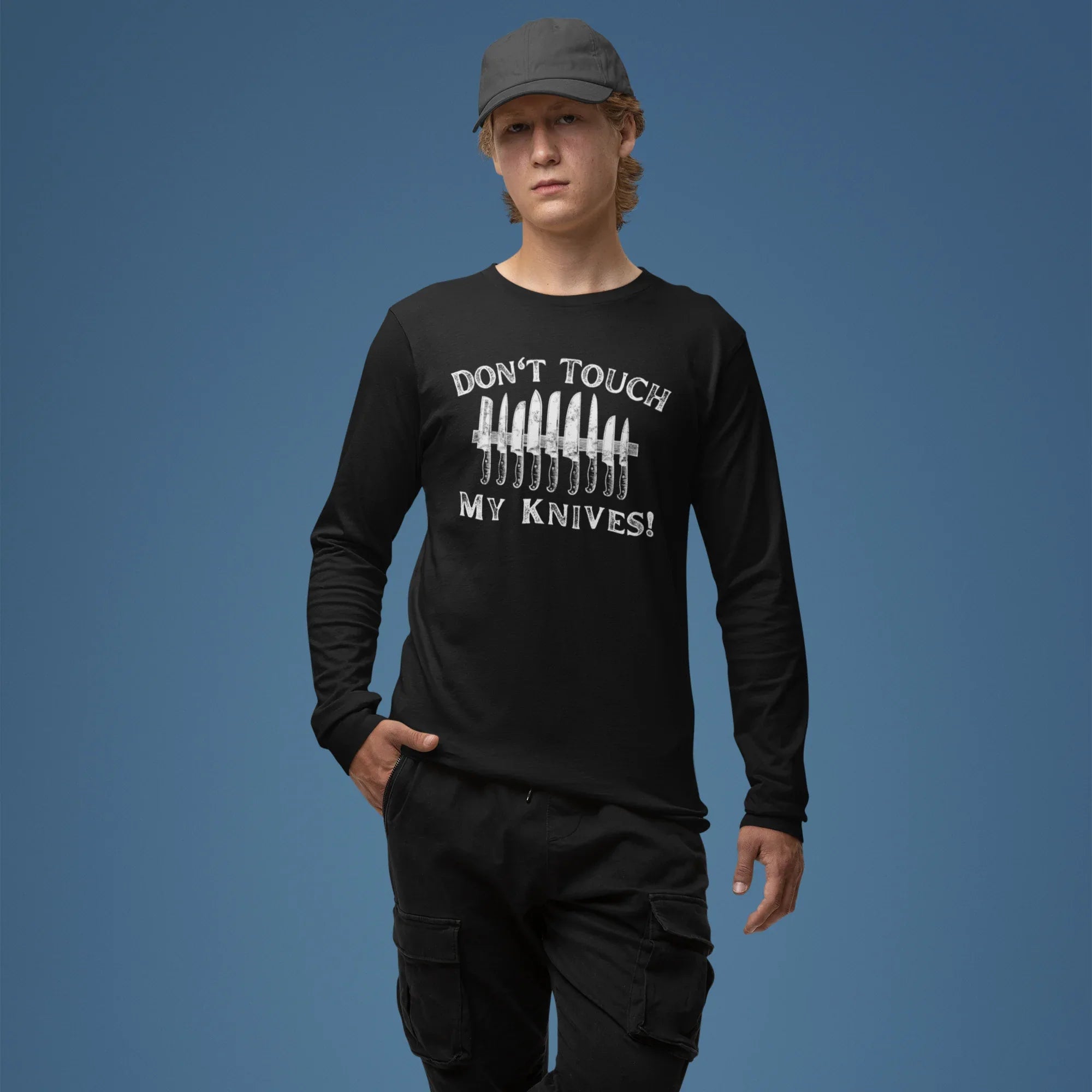 Don't Touch My Knives Unisex Long Sleeve Tee - Odd Chef