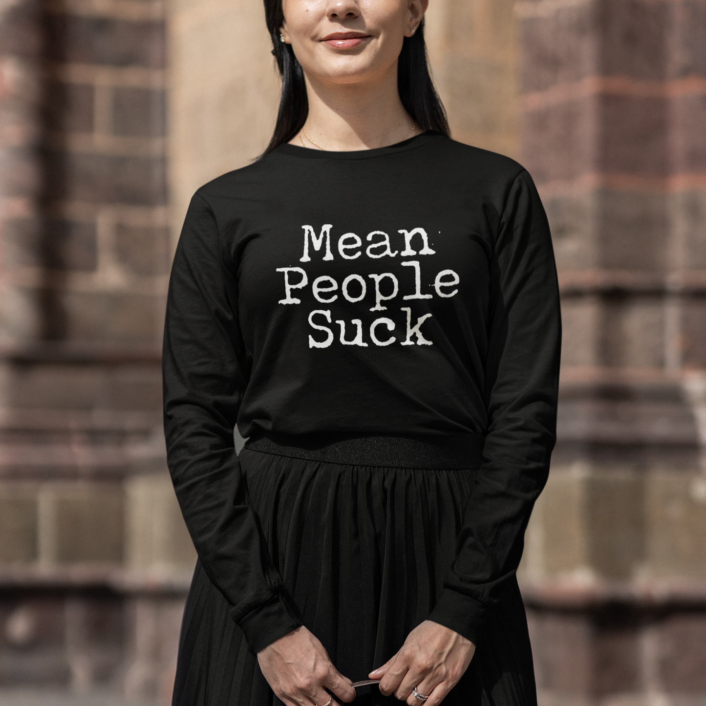 Mean People Suck Unisex Long Sleeve Tee