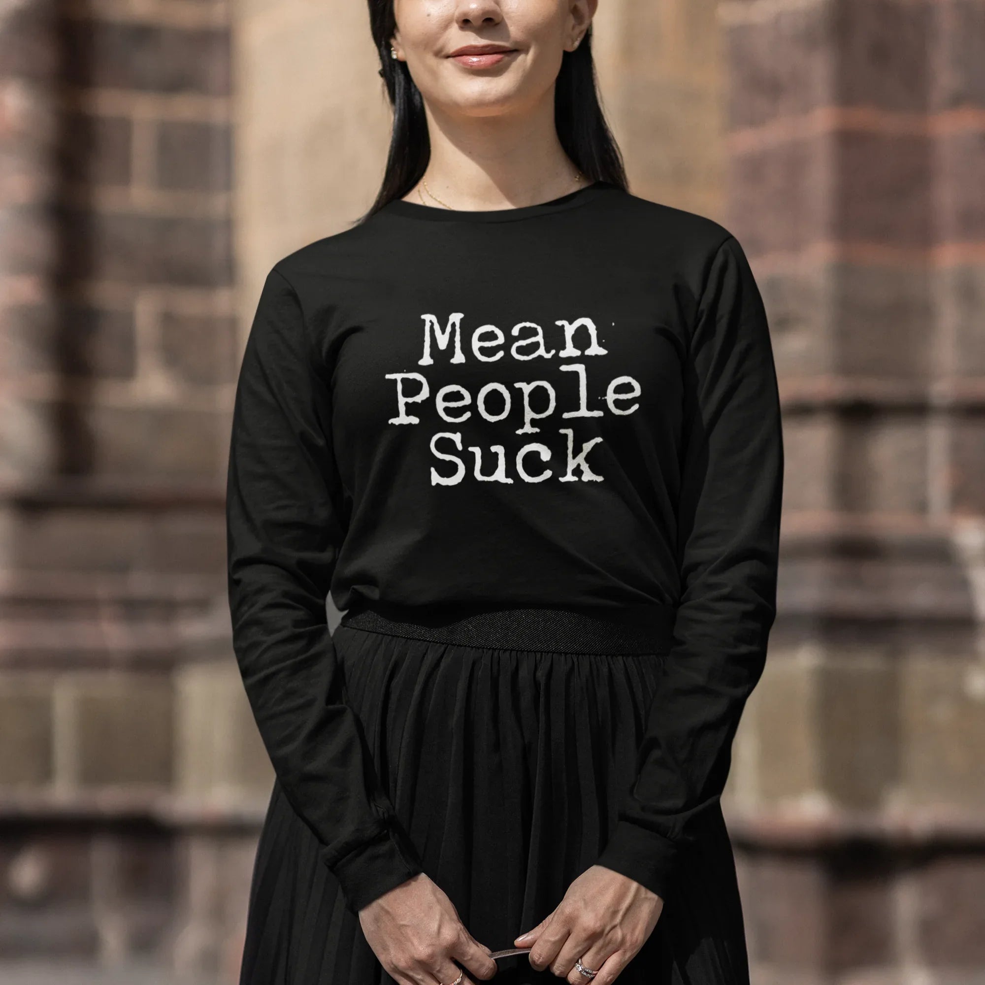 Mean People Suck Unisex Long Sleeve Tee - Odd Chef