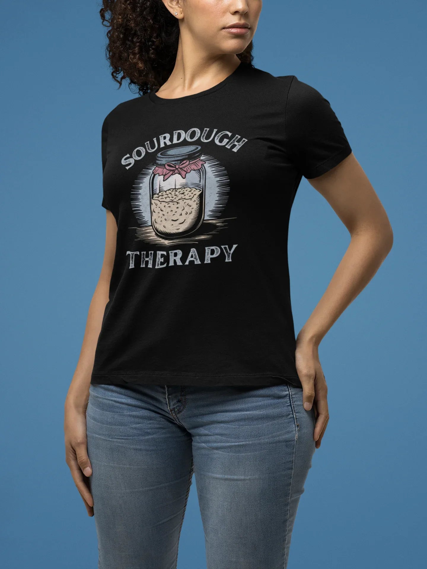 Sourdough Therapy Women's Relaxed Tee - Odd Chef
