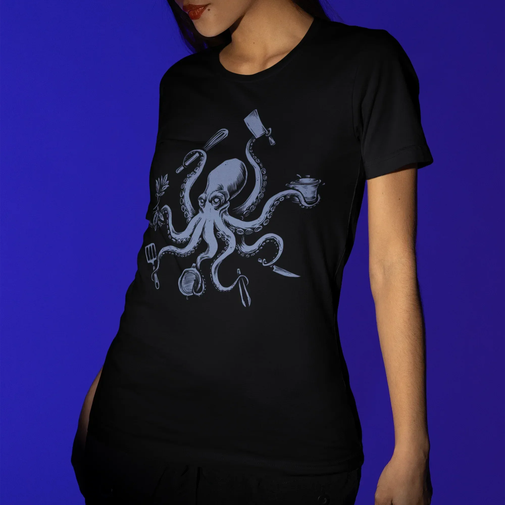 Chef Octopus Women's Relaxed Tee - Odd Chef