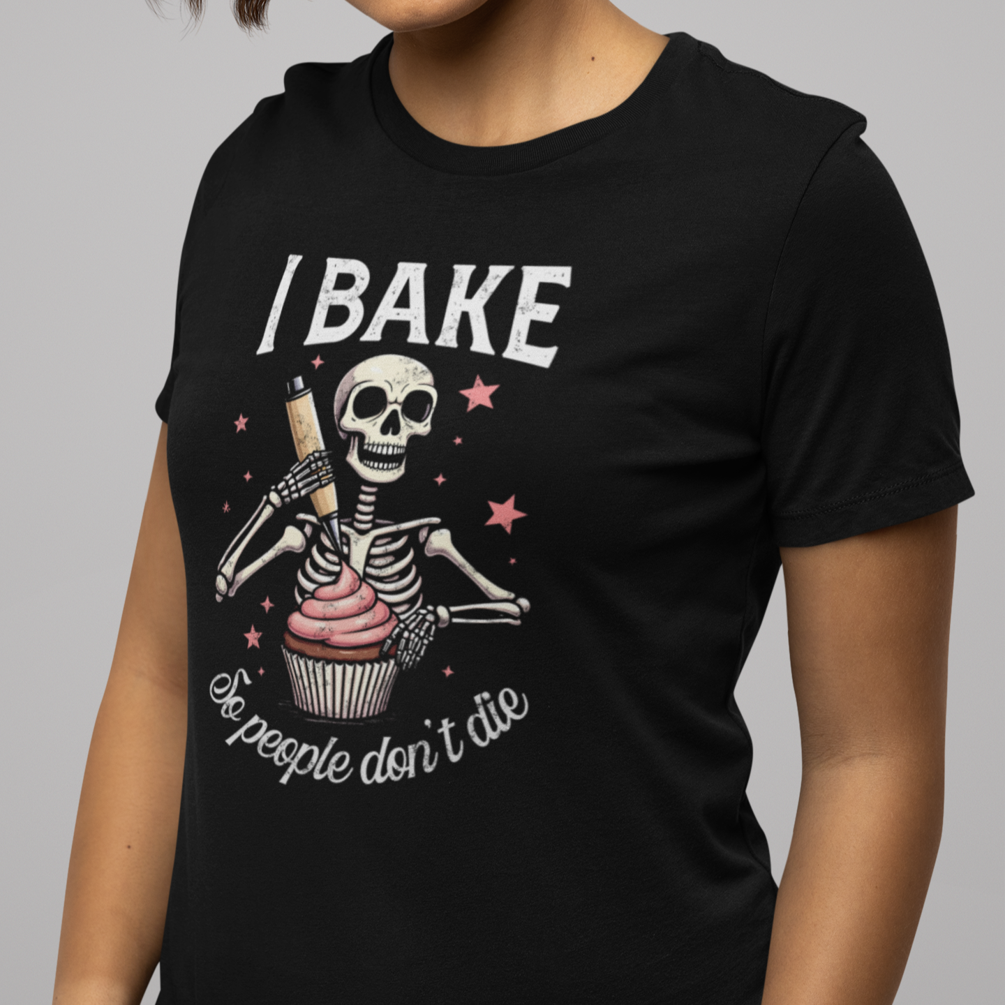 I Bake So People Don't Die Women's Relaxed T-Shirt