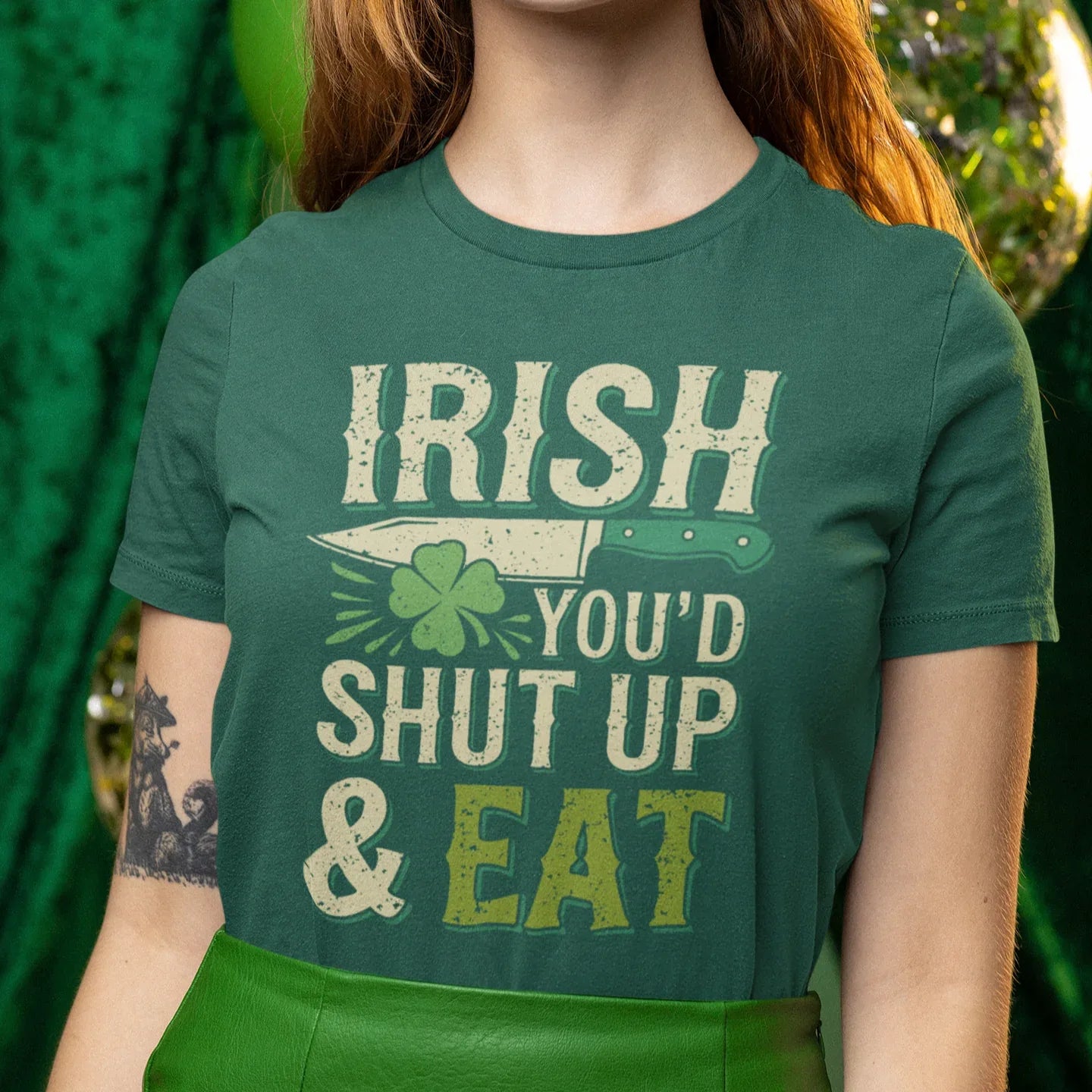 Irish You'd Shut Up Unisex Tee - Odd Chef