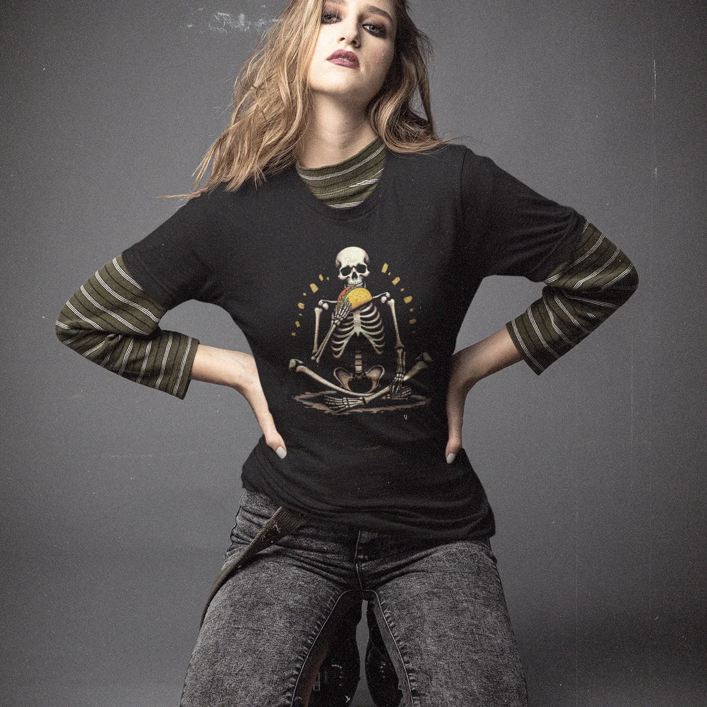 Skeleton Taco Unisex Tee - Odd Chef