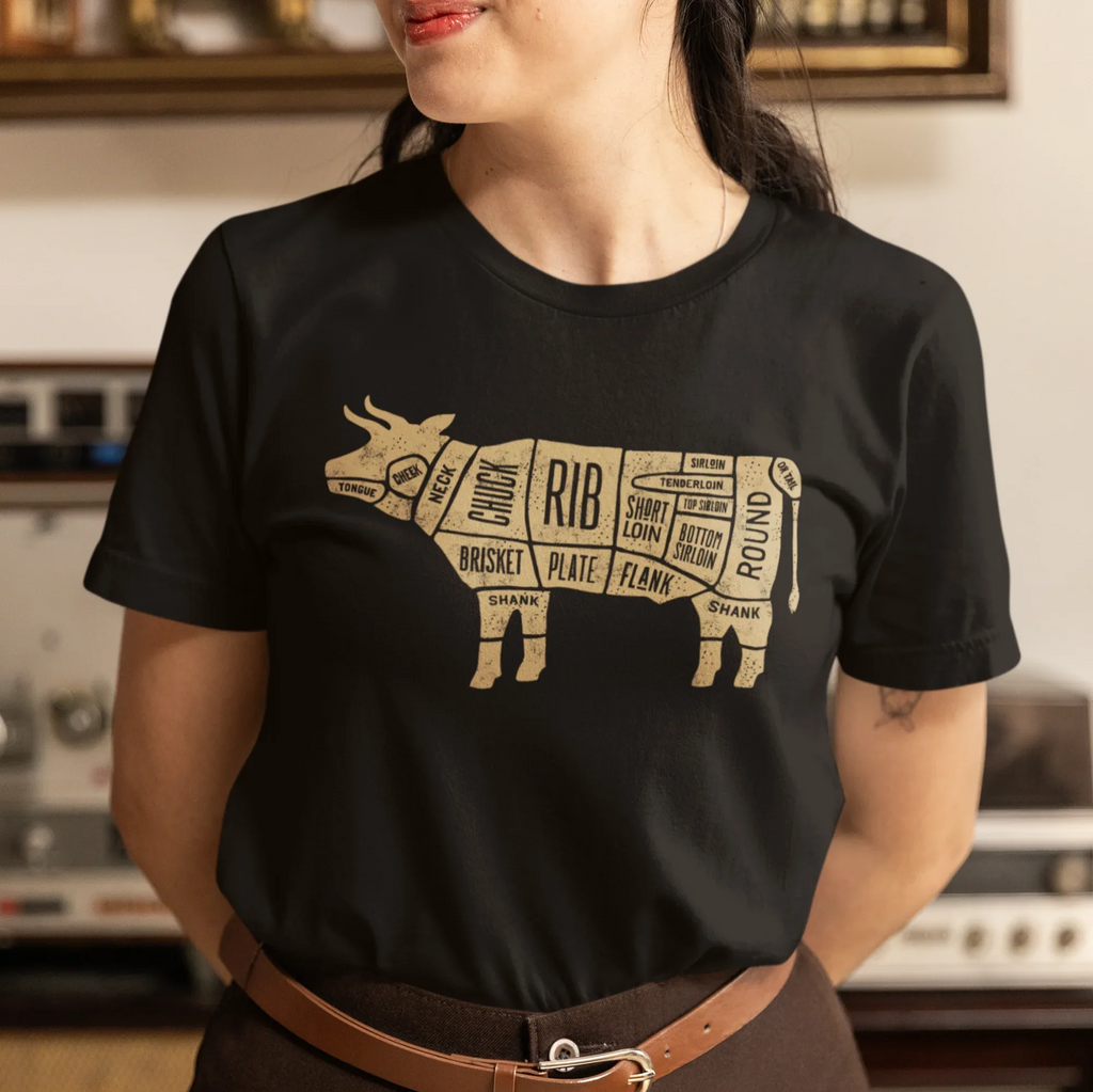 Beef Cow Diagram Unisex Tee - Odd Chef