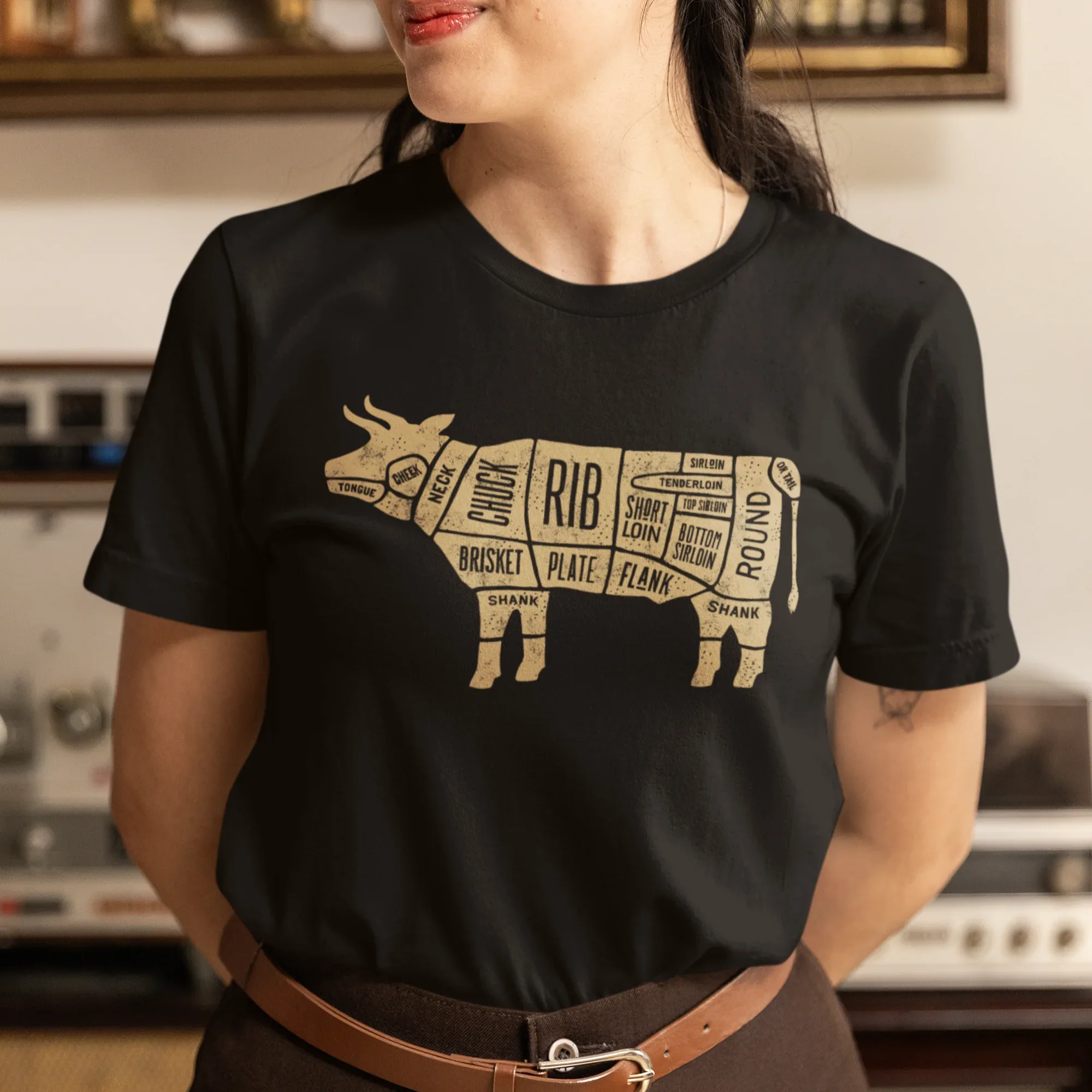 Beef Cow Diagram Unisex Tee - Odd Chef