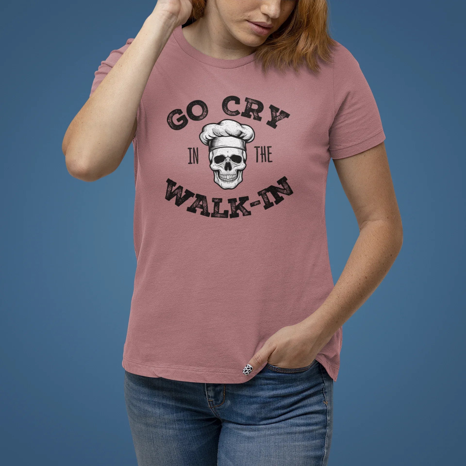 Go Cry in the Walk-In Women's Relaxed Tee - Odd Chef