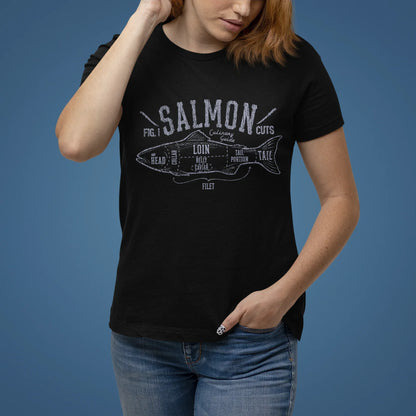 Salmon Cuts Women's Relaxed Tee