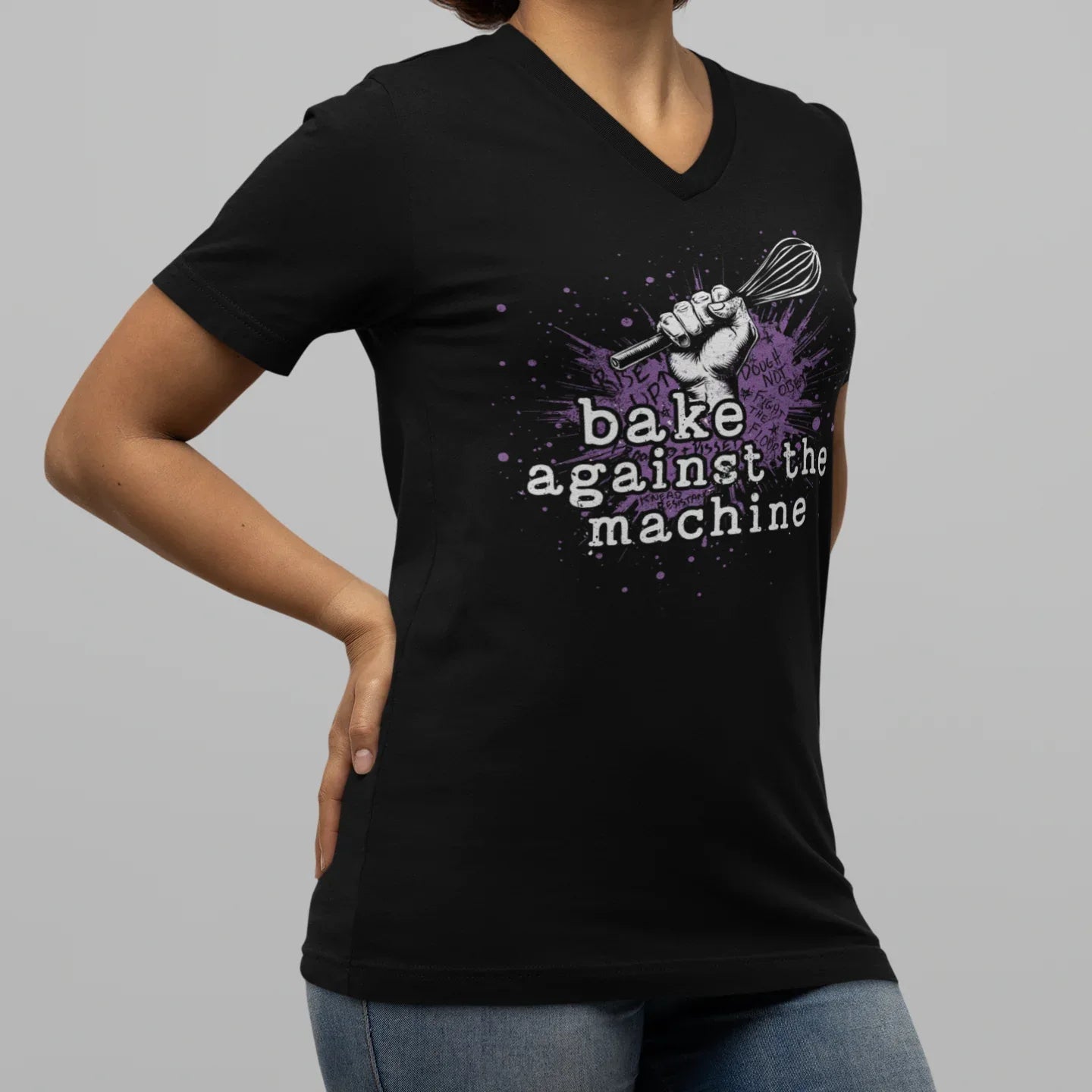 Women’s relaxed v-neck t-shirt - Odd Chef