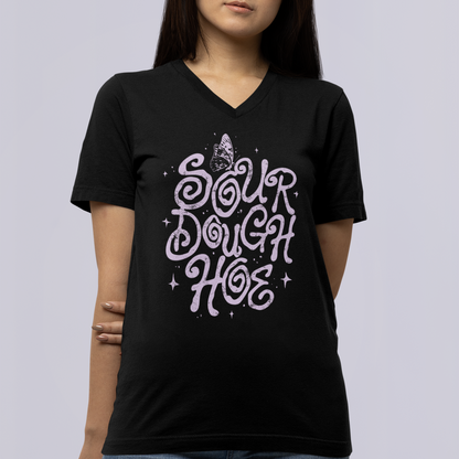 Sourdough Hoe Butterfly Women’s Relaxed V-neck Tee