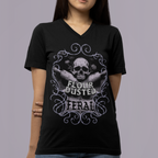 Flour Dusted & Feral Women’s Relaxed V-neck Tee