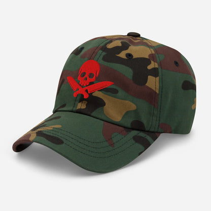 Chef Skull STRAPBACK Hat [Embroidered]